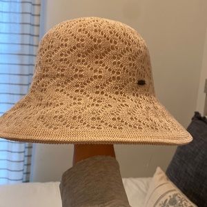 Wicker beach hat